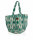 Strandtasche im Lengua-Muster grün 50 x 35 cm, je Stück