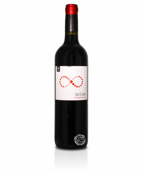Miquel Oliver 365/24 Syrah, Vino Tinto 2022, 0,75-l-Flasche