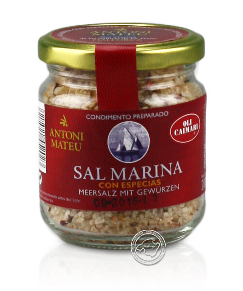 Caimari Sal marina con especias MHD, 150-g-Glas