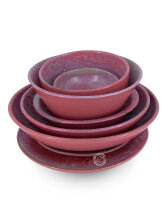 Teller-Laia-Serie, hoch 21 cm pink, je Stück