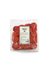Domingo Ortiz geschnittene Peperoni Salami MHD, 400g.