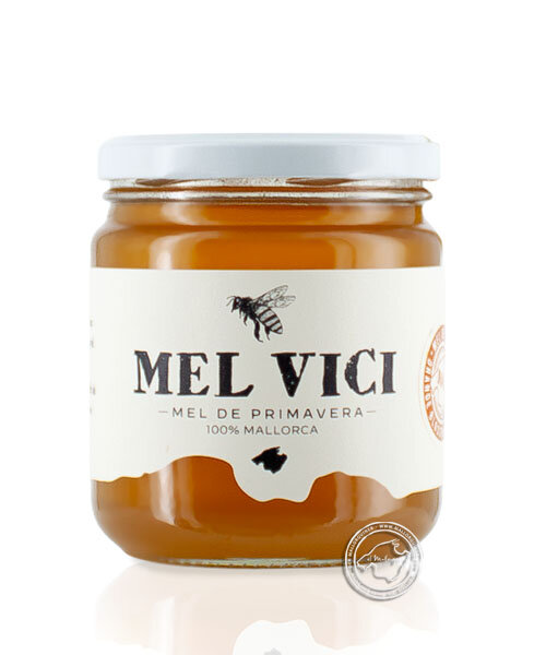 Mel Vici Miel Primavera de Mil Flores Tramuntana - Blütenhonig, 450-g-Glas